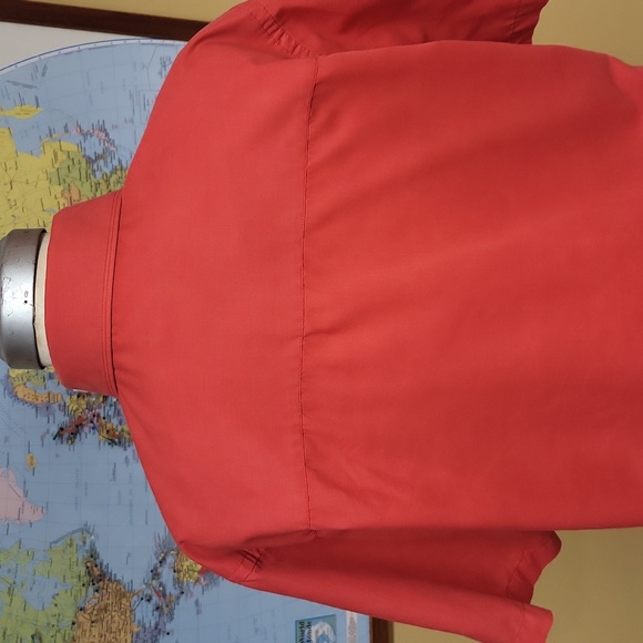 Zenformen professionnal Casual Button Down men Dress Shirt short sleeves red - Picture 7 of 15